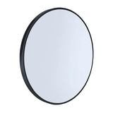 80cm Round Wall Mirror Bathroom Makeup Mirror by Della Francesca - 45-Degree Angle