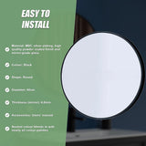 80cm Round Wall Mirror Bathroom Makeup Mirror by Della Francesca - Extra Image