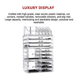 11 Drawers Clear Acrylic Tower Organiser Cosmetic jewellery Luxury Storage Cabinet - Extra Image