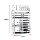 11 Drawers Clear Acrylic Tower Organiser Cosmetic jewellery Luxury Storage Cabinet - Extra Image