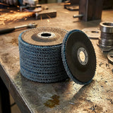 50x Pack Premium Zirconia Flap Disc Sanding Grinding 115mm 4.5 40 Grit