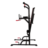Power Tower Pull Up Weight Bench Dip Multi Station Chin Up Home Gym Equipment - Front View