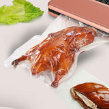 100x Vacuum Sealer Bags Food Storage Saver Heat Seal Cryovac 20cm x 30cm - Front View