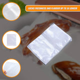 100x Vacuum Sealer Bags Food Storage Saver Heat Seal Cryovac 20cm x 30cm - Low Angle