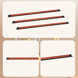 3 x 61cm Magnetic Wall Mounted Tool Holder Storage Organiser Garage Workshop - Low Angle