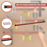 3 x 61cm Magnetic Wall Mounted Tool Holder Storage Organiser Garage Workshop - Extra Image