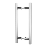 Round 300mm Stainless Steel Push Pull Door Handle for Wood Glass