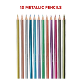 Art Sketch Pencils Oil Drawing Colouring Graphite Charcoal Pencil Set 72pcs/set - Extra Image