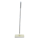 4x Microfiber Pads Flat Mop Bucket Kit 360 Rotating Self Wash Cleaning - Top-Down View