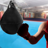 30L Water Punching Bag Aqua with D-Shackle and Chain - Front View