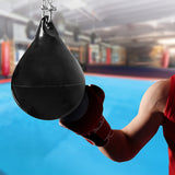 30L Water Punching Bag Aqua with D-Shackle and Chain - Front View