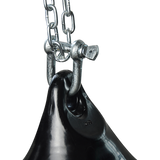 30L Water Punching Bag Aqua with D-Shackle and Chain - Top-Down View
