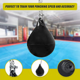 30L Water Punching Bag Aqua with D-Shackle and Chain - Close-Up Angle