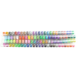 Glitter Gel Pens (100 pack) with 2.5X More Ink - Craft, Kids & Adult Colouring - Close-Up Angle