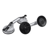 4 x Double Suction Glass Lifting Tool 70kg Vacuum Puller Lifter Aluminium - Close-Up Angle