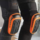 Knee Pads for Work, Construction, Gardening, Flooring and Carpentry - Front View