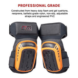 Knee Pads for Work, Construction, Gardening, Flooring and Carpentry - Close-Up Angle