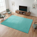 200x140cm Floor Rugs Large Shaggy Rug Area Carpet Bedroom Living Room Mat - Turquoise - Front View