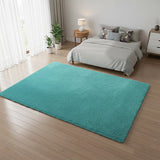 230x200cm Floor Rugs Large Shaggy Rug Area Carpet Bedroom Living Room Mat - Turquoise - Front View