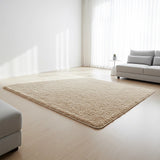 200x140cm Floor Rugs Large Shaggy Rug Area Carpet Bedroom Living Room Mat - Beige - Front View