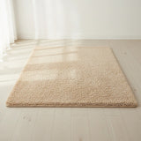 200x140cm Floor Rugs Large Shaggy Rug Area Carpet Bedroom Living Room Mat - Beige