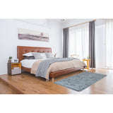 200x140cm Floor Rugs Large Shaggy Rug Area Carpet Bedroom Living Room Mat - Grey - Front View