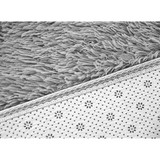200x140cm Floor Rugs Large Shaggy Rug Area Carpet Bedroom Living Room Mat - Grey - Close-Up Angle