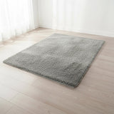 230x160cm Floor Rugs Large Shaggy Rug Area Carpet Bedroom Living Room Mat - Grey - 45-Degree Angle