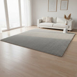 230x200cm Floor Rugs Large Shaggy Rug Area Carpet Bedroom Living Room Mat - Grey - Front View