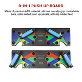 9 in 1 Push Up Board Yoga Bands Fitness Workout Train Gym Exercise Pushup Stand - Extra Image