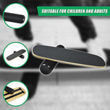 Balance Board Trainer with Stopper Wobble Roller - Low Angle