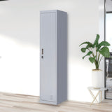One-Door Office Gym Shed Clothing Locker Cabinet - Front View