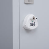 One-Door Office Gym Shed Clothing Locker Cabinet - Top-Down View