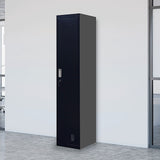 One-Door Office Gym Shed Clothing Locker Cabinet - Front View
