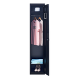 One-Door Office Gym Shed Clothing Locker Cabinet - Top-Down View
