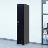 One-Door Office Gym Shed Clothing Locker Cabinet - Front View