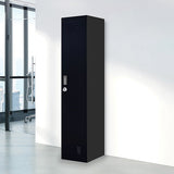 One-Door Office Gym Shed Clothing Locker Cabinet - Front View