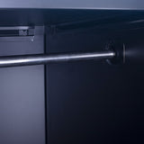 One-Door Office Gym Shed Clothing Locker Cabinet - Rear View