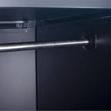 One-Door Office Gym Shed Clothing Locker Cabinet - Rear View