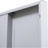 2-Door Vertical Locker for Office Gym Shed School Home Storage - Extra Image