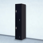 2-Door Vertical Locker for Office Gym Shed School Home Storage, Storage