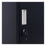 2-Door Vertical Locker for Office Gym Shed School Home Storage, image 4
