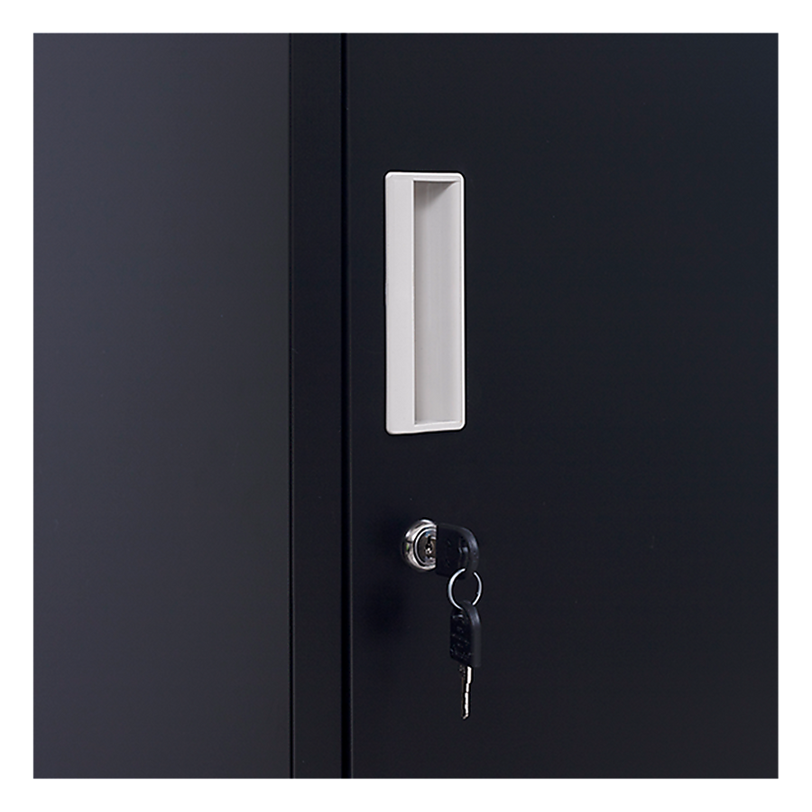 2-Door Vertical Locker for Office Gym Shed School Home Storage, image 4