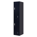 2-Door Vertical Locker for Office Gym Shed School Home Storage