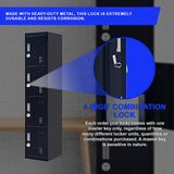 4-Door Vertical Locker for Office Gym Shed School Home Storage - Extra Image