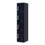4-Door Vertical Locker for Office Gym Shed School Home Storage