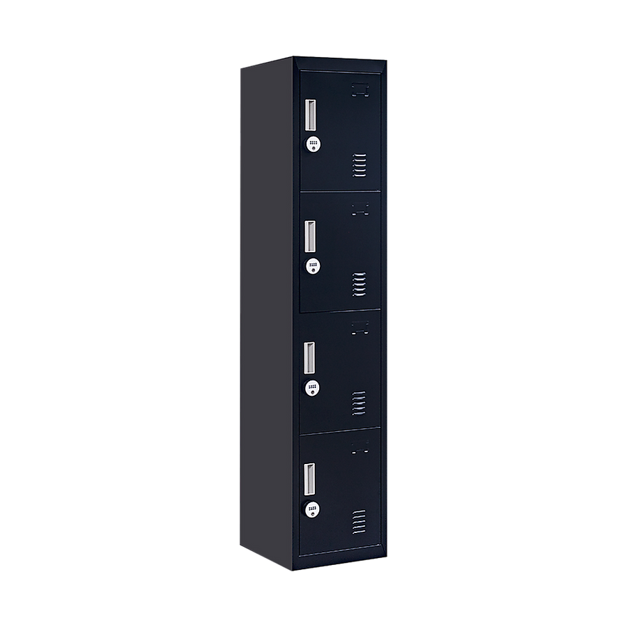 4-Door Vertical Locker for Office Gym Shed School Home Storage