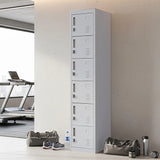 6-Door Locker for Office Gym Shed School Home Storage - Extra Image