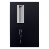 6-Door Locker for Office Gym Shed School Home Storage - Top-Down View