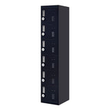 6-Door Locker for Office Gym Shed School Home Storage